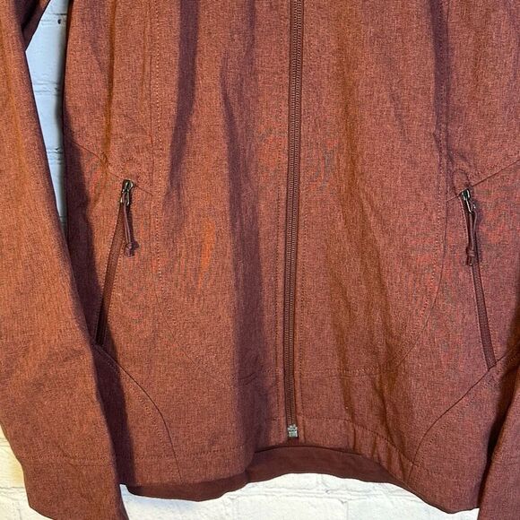 The North Face Jacket Women's Size Small Red Full Zip Windwall Soft Shell - Picture 3 of 10